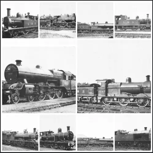 L535 Transport Lokomotiven Zug Eisenbahn Konvolut 10 Sammelkarten Postkarten