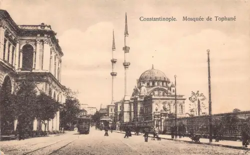 B554 Türkei Istanbul Konstantinopel Moschee de Tophane Moschee Postkarte