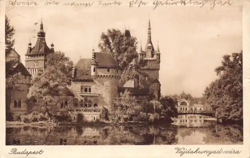 A226 Ungarn Burg Vajduhunyad Vintage Postkarte