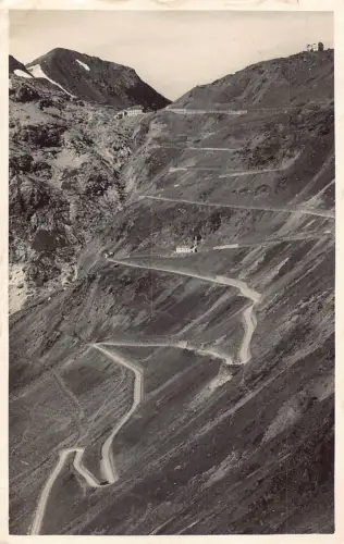 A227 Italien 1929 Gruppo dell' Ortler Strada dello Stelvio Vintage Postkarte
