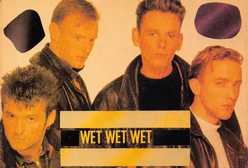 L291 Musikkapelle Soft Rock nass nass nass Marti Pellow Graeme Clark Postkarte