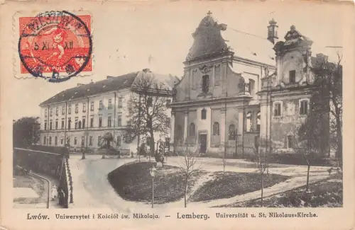 L149 Ukraine Lemberg 1921 Lemberg alte Postkarte