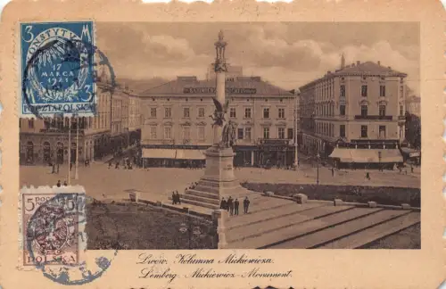 L149 Ukraine Lemberg 1921 Lemberg alte Postkarte