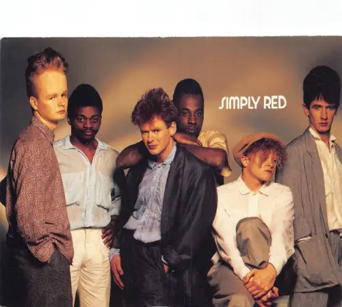 L290 Musik Band Pop Soul Simply Red Mick Hucknall Postkarte