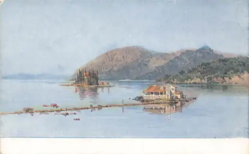 A848 Griechenland Ile d'Ulysee Korfu Insel Vintage Postkarte