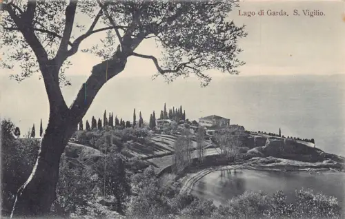 A039 Italien Gardasee S Vigil Vintage Postkarte