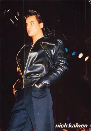 L291 Musik Sänger Pop Rock Nik Kamen Postkarte