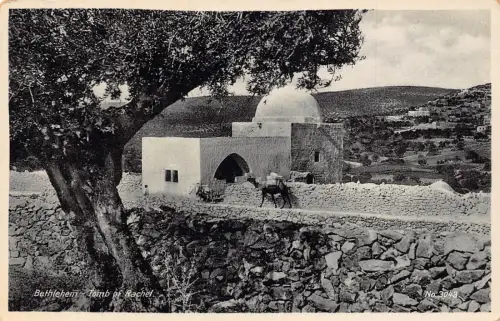 A858 Israel Bethlehem Grab Rahel Vintage Postkarte