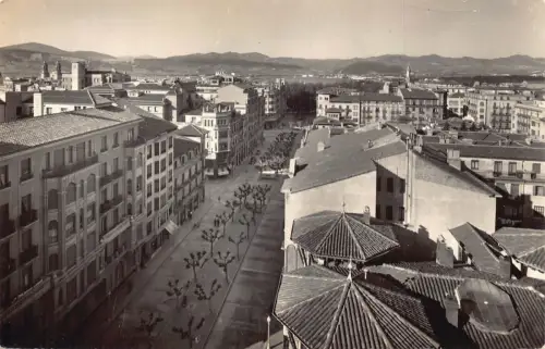 A858 Spanien Pamplona Teilansicht RPPC Vintage Postkarte