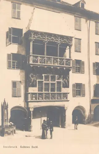 A237 Österreich Goldenes Dachl Innsbruck Vintage Postkarte