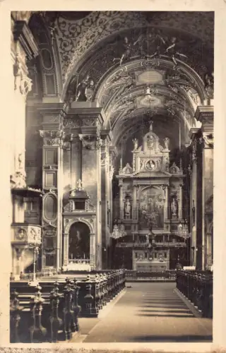 A237 Austria Wien Wien Schottenkirche Kirche Interieur Vintage Postkarte