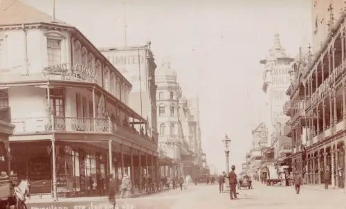 Südafrika Pritchard Johannesburg National Hotel Turner Co RPPC Postkarte B934