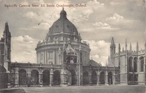 A241 England 1906 Radcliffe Kamera aus All Souls Quadrangle Oxford Postkarte