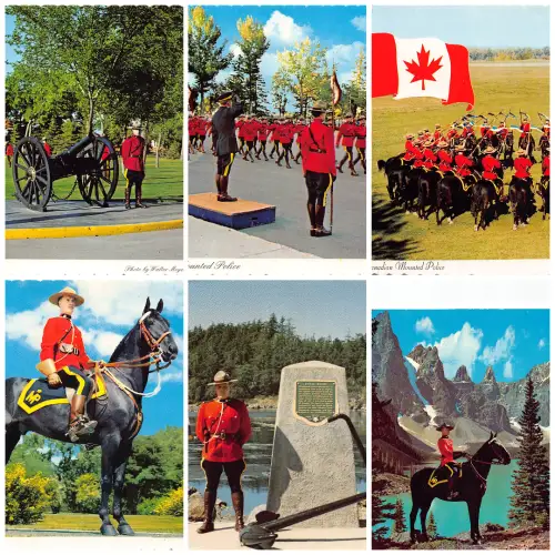 Royal Canadian Mounted Police Lot 6 Postkarten L579