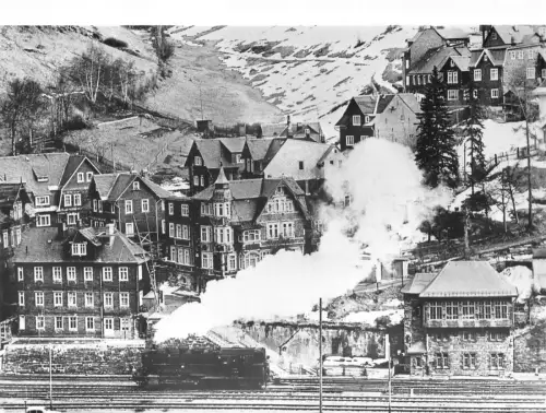 Deutsche Transport Dampflok im Einsatz Baureihe Eisenbahn RPPC Postkarte