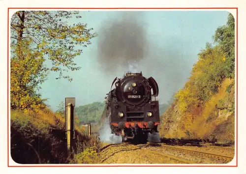 Transport Dampflokomotive Zwischen Saalfeld Unterwellenborn AK