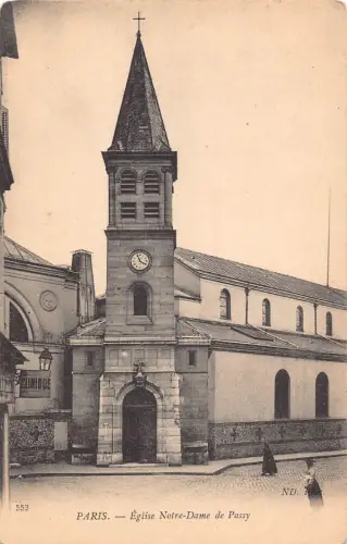 C002 Frankreich, Paris, Eglise Notre-Dame de Passy Vintage Postkarte
