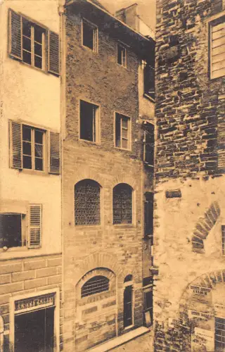 B146 Italien Firenze Florenz 1917 Casa dave nacque Dante Alighieri Haus Postkarte