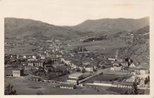 B139 Spanien Azpeitia Santuario de Loyola al fondo Gesamtansicht RPPC Postkarte
