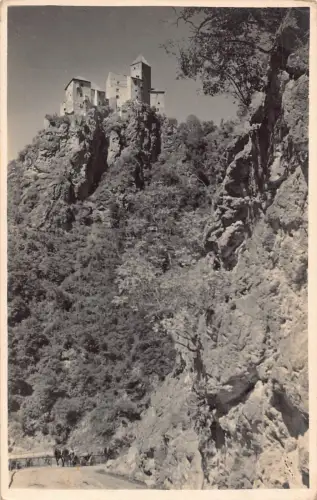 B156 Italien Schloss Karneid RPPC Vintage Postkarte