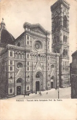 B147 Italien Firenze Florenz 1923 Facciata della Cattedrale Kathedrale Postkarte