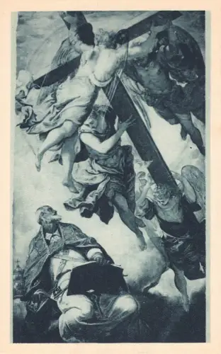 B145 Robusti Art Italien Venezia Chiesa Madonna Vision St. Peter Postkarte