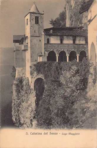 B148 Italien S Caterina del Saso Lago Maggiore Vintage Postkarte