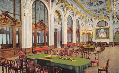 A871 Monaco Monte Carlo Nouvelle Salle de Jeux Spielzimmer Casino Postkarte
