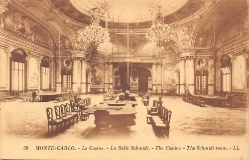 A871 Monaco Monte Carlo Schmidt Zimmer Casino Postkarte