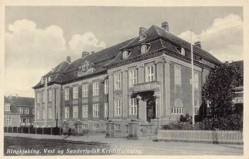 L070 Dänemark Ringkjoping Bank? postkarte