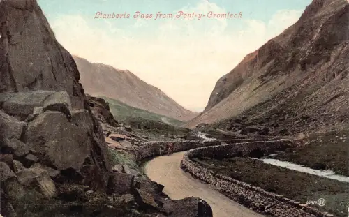 L069 Großbritannien Llanberis Pass von Pont-y-Cromlech Postkarte