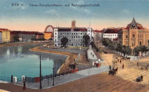 A060 Österreich 1933 Donau Dampfschiffahrts Rettungsgesellschaft Wien Postkarte