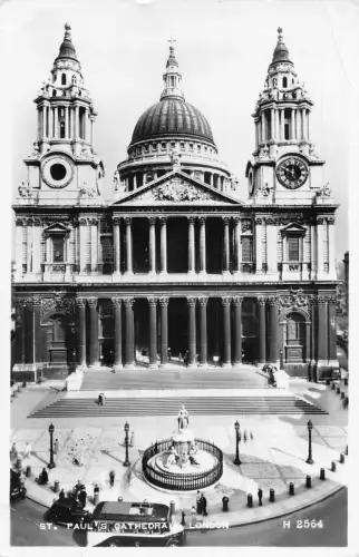 L069 England London St Paul's Cathedral 1956 Postkarte