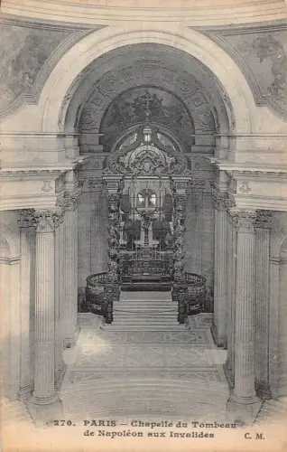 C005 Frankreich, Paris, Chapelle du Tombeau de Napoleon Vintage Postkarte