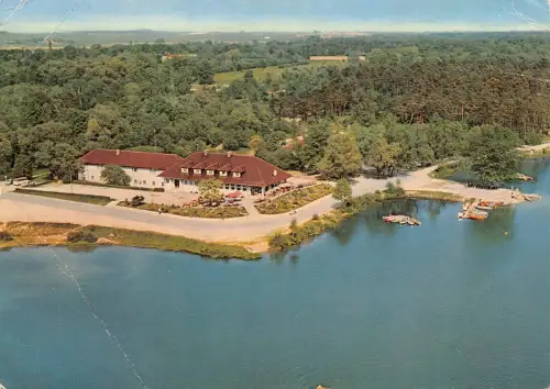 Deutschland 1961 Rasthaus und Hotel am Auwaldsee bei Ingolstadt AK C441