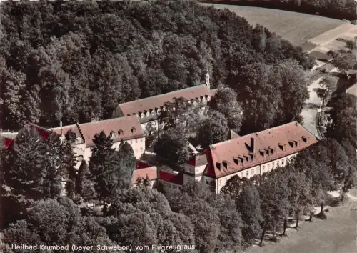 Deutschland 1965 Mineralheil Kneippbad Krumbad RPPC Vintage Postkarte C441