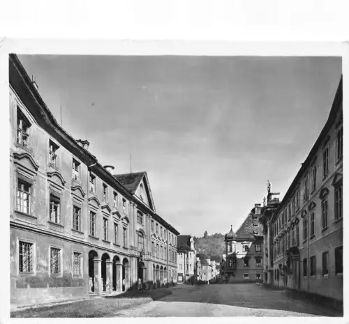 Deutschland 1933 Eichstätt Residenzstraße Straße Vintage Postkarte C442