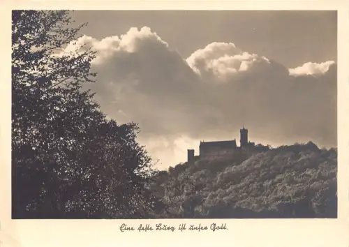 Deutschland Wartburg in Eisenach Vintage Postkarte C442