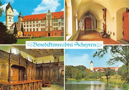 Deutschland Benediktinerabtei Kloster Scheyern Vintage Postkarte C442