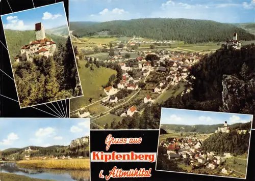 Deutschland 1963 Gruss aus Kipfenberg im Altmühltal Vintage Postkarte C442