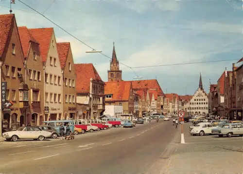Deutschland Neumarkt Opf Marktplatz Autos Oldtimer Postkarte C442