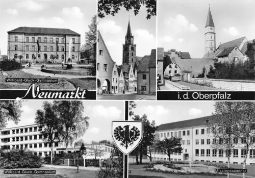 Deutschland Neumarkt ID Oberpfalz Missionsseminar Gymnasium RPPC Postkarte C442
