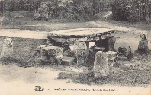 C009 Frankreich, Foret de Fontainebleau - Table du grand Maître Vintage Postkarte