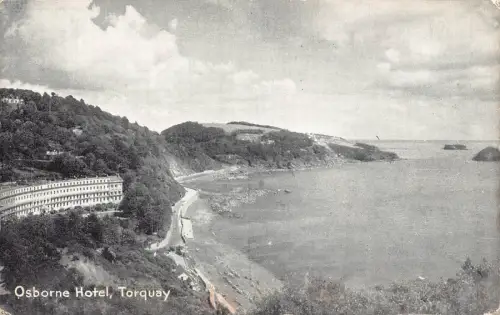 A883 England Osborne Hotel Torquay Vintage Postkarte