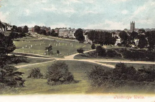 A887 England Tunbridge Wells Gesamtansicht Vintage Postkarte