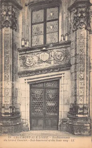 C012 Frankreich Chaumont sur Loire, Untergeschoss der Satirway Vintage Postkarte