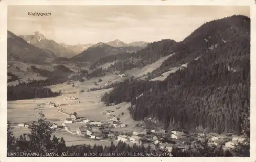 A074 Deutschland Widderstein Langenwang I Bayr Allgäu Vintage Postkarte