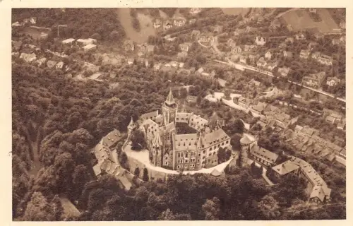 A066 Deutschland 1935 Schloss Harz Wernigerode alte Postkarte