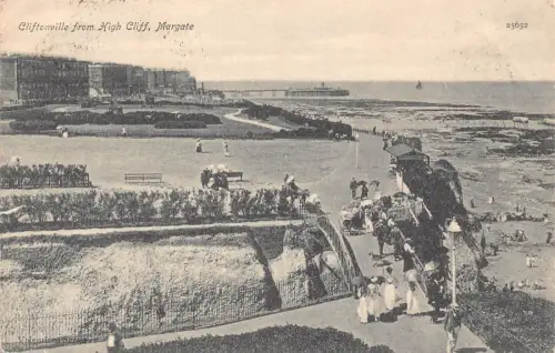 A888 England Margate 1905 Cliftonville von High Cliff Vintage Postkarte