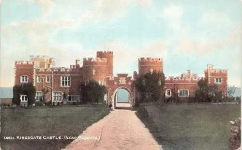 A891 England Kingsgate Castle bei Margate Vintage Postkarte